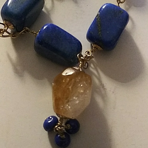 Blue necklace - Picture 3 of 4